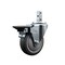 Service Caster 4'' Thermoplastic Rubber Wheel Swivel 3/4'' Square Stem Caster with Brake SCC-SQ20S414-TPRB-PLB-34 - alternate 1
